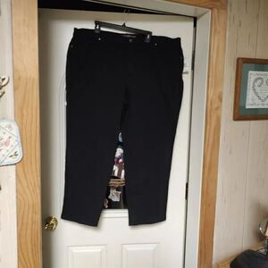 New Gloria Vanderbilt Amanda Black Jeans Size Women's 22W Short